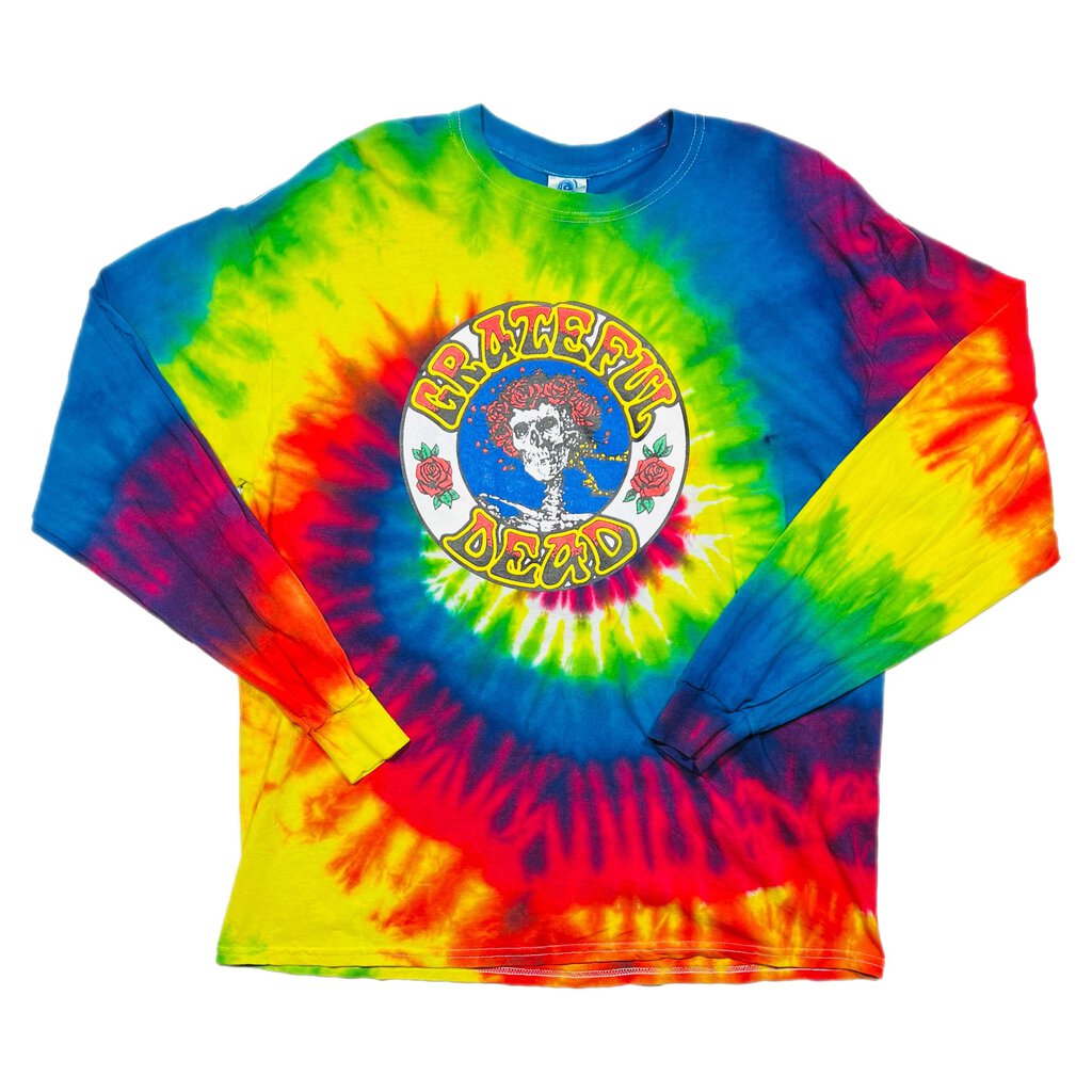 Grateful Dead Rose Crown Tie Dye L/S Tee. Sz. XL