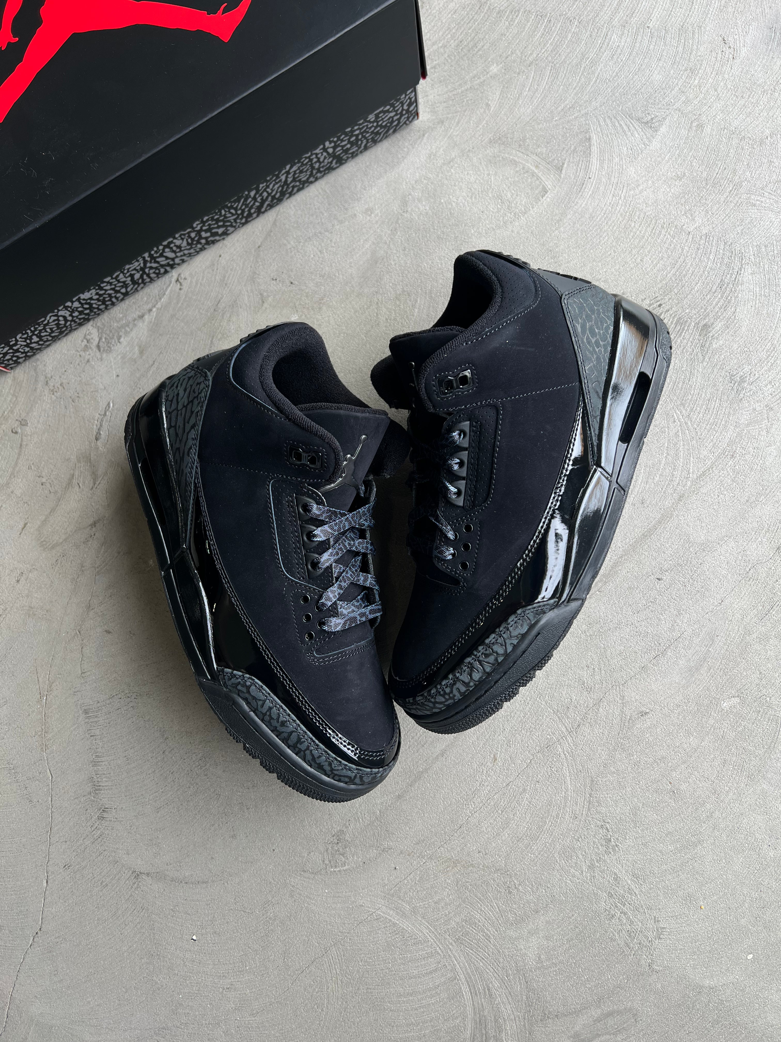 Jordan 3 Black Cat Sz. 8