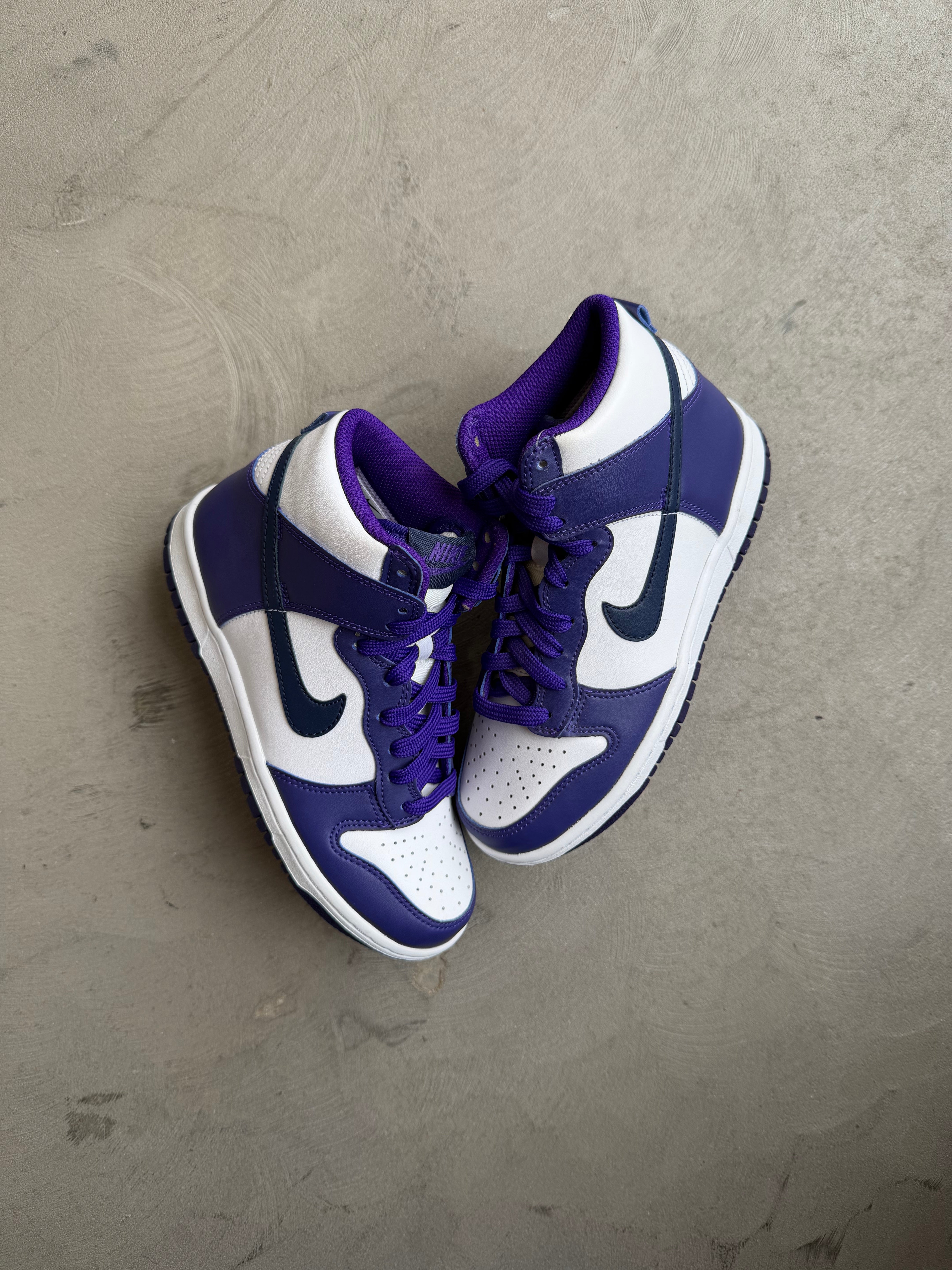 Nike Dunk High Electro Purple/Navy Sz. 4Y
