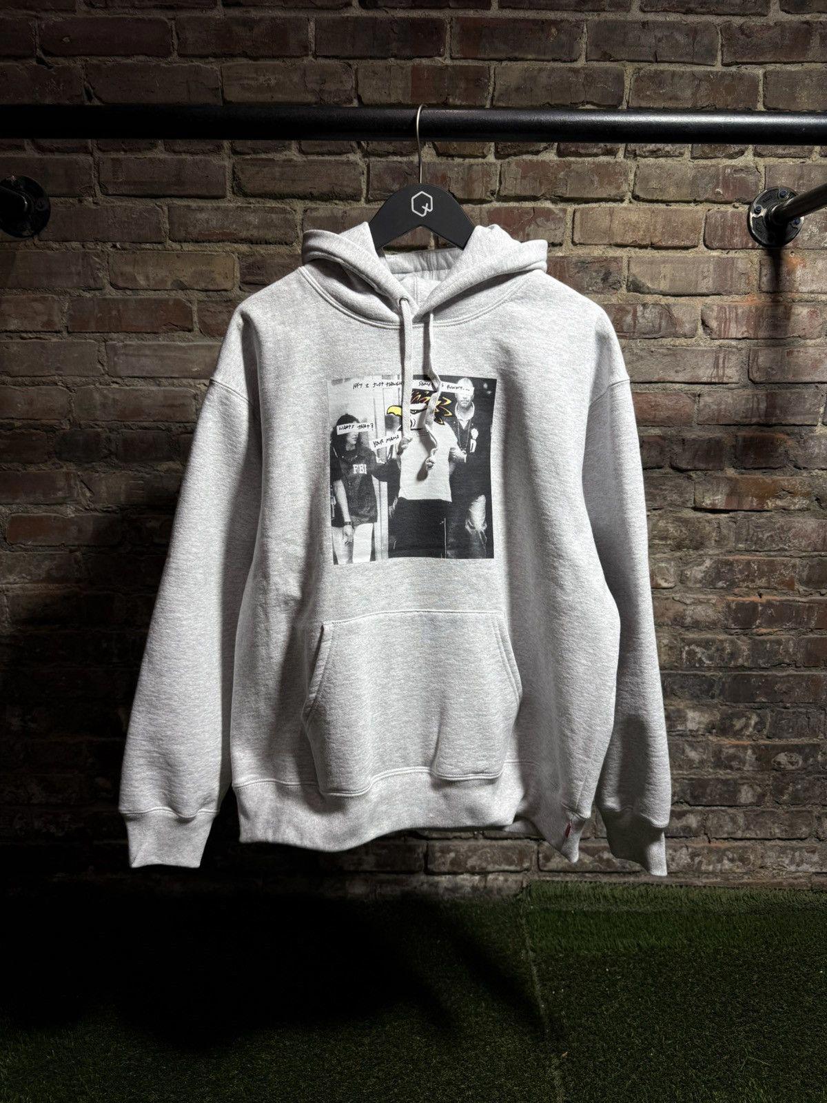 Supreme Antihero Illegal Business Hoodie Grey Sz. (S-XL)