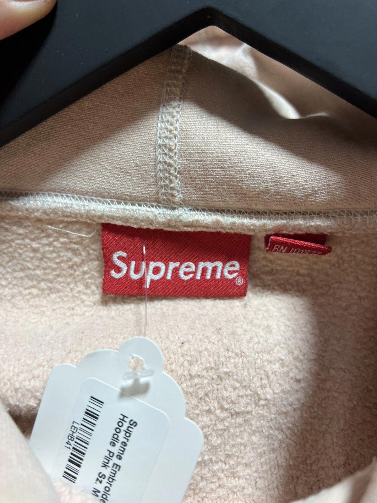 Supreme Pink Arc Logo Hoodie Sz. M