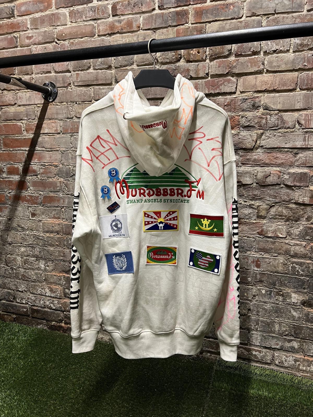 Murd333r.FM Complexcon Exclusive 1/1 Signed Graffiti Hoodie
