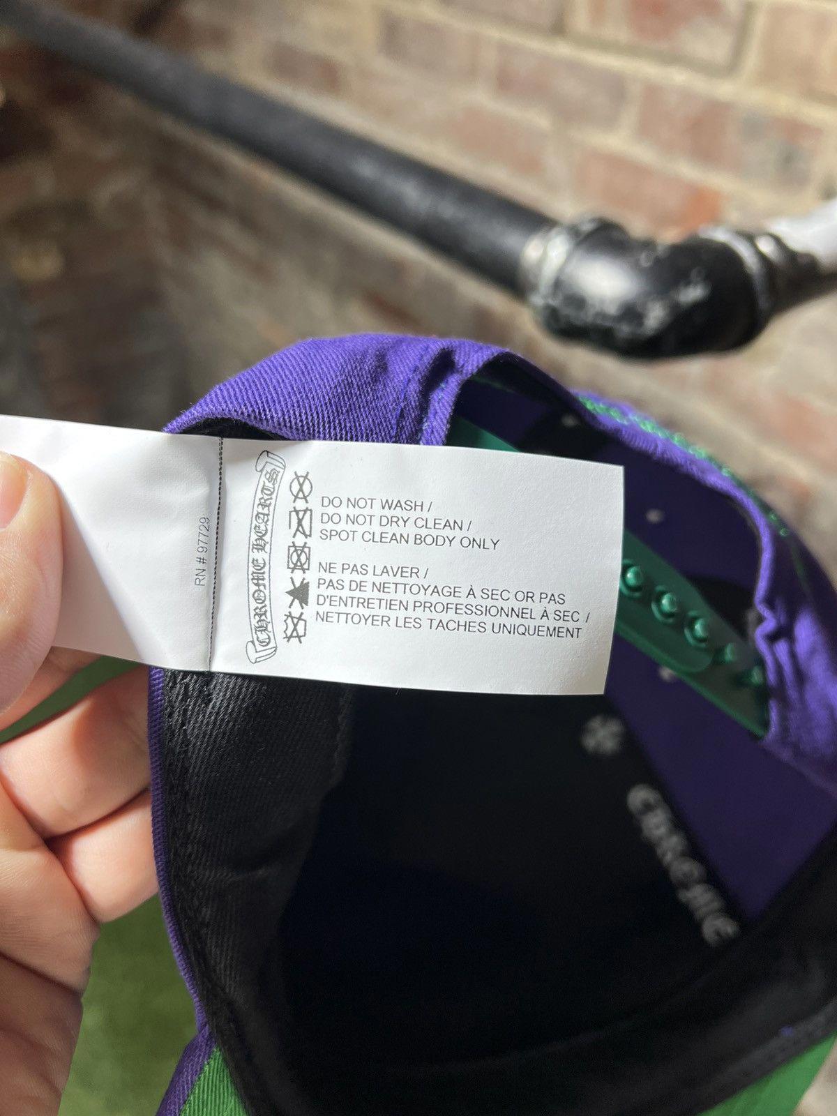 Chrome Hearts CH Baseball Snapback Purple Green