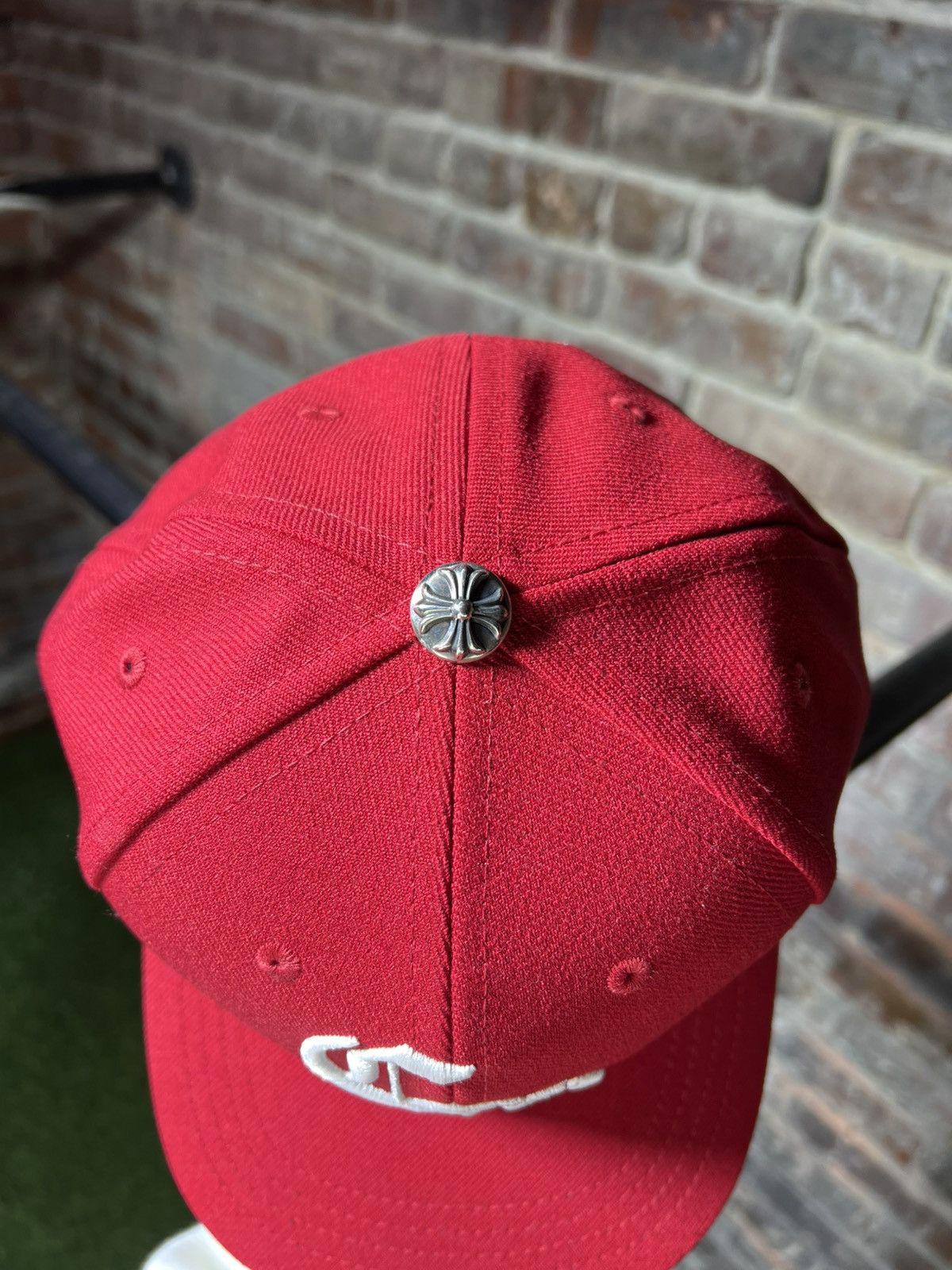 Chrome Hearts CH Baseball Hat Snapback Red