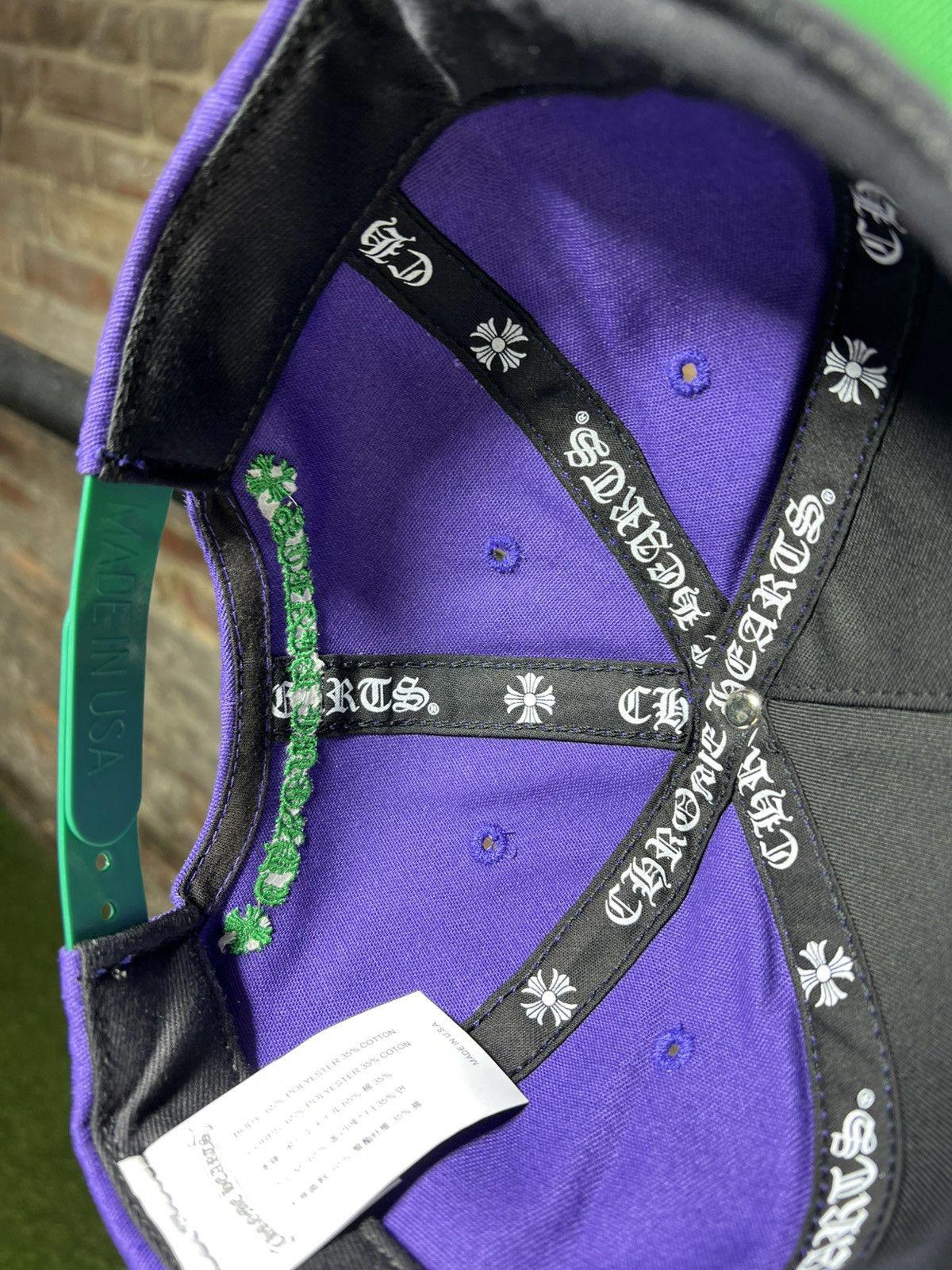 Chrome Hearts CH Baseball Snapback Purple Green