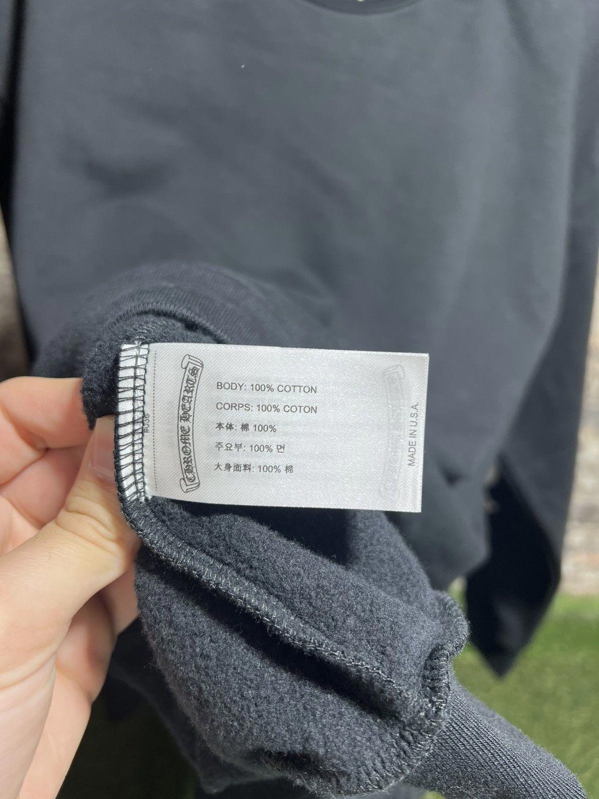 Chrome Hearts Neck Script Black Crewneck Sz. M