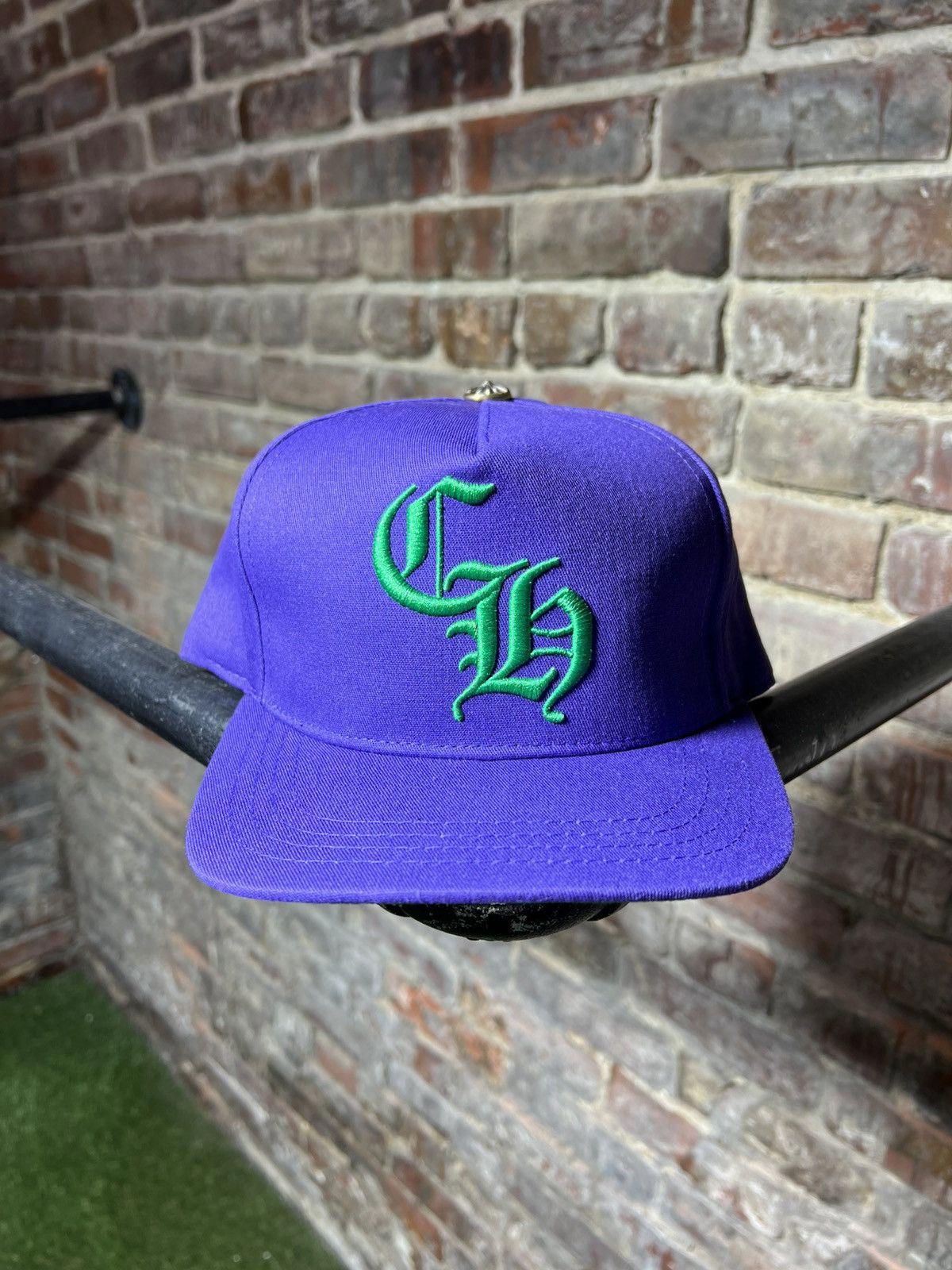 Chrome Hearts CH Baseball Snapback Purple Green
