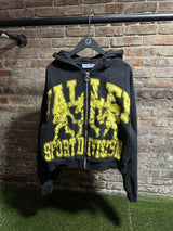 Valley Sports Division Zip-Up Black/Yellow Sz. L