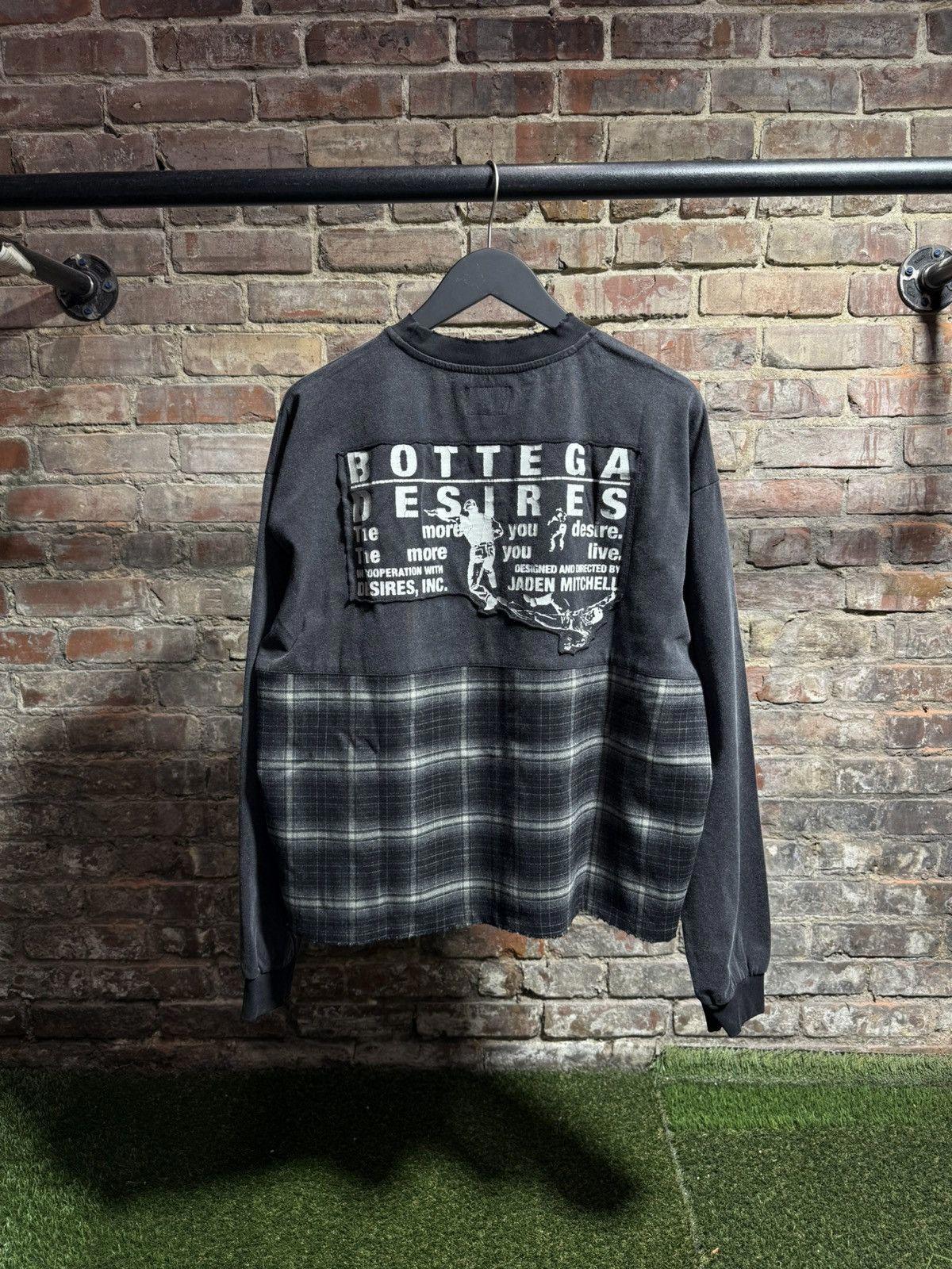 Bottega Desires Hybrid Flannel Shirt Sz. M