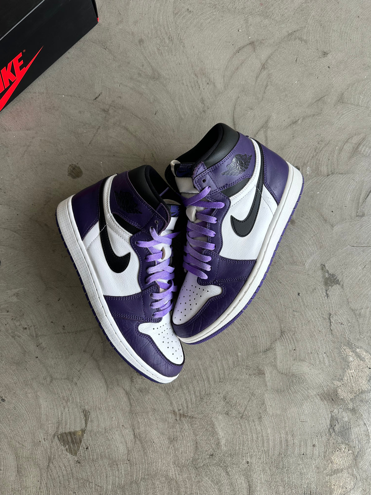 Jordan 1 Court Purple 2.0 Sz. 9.5