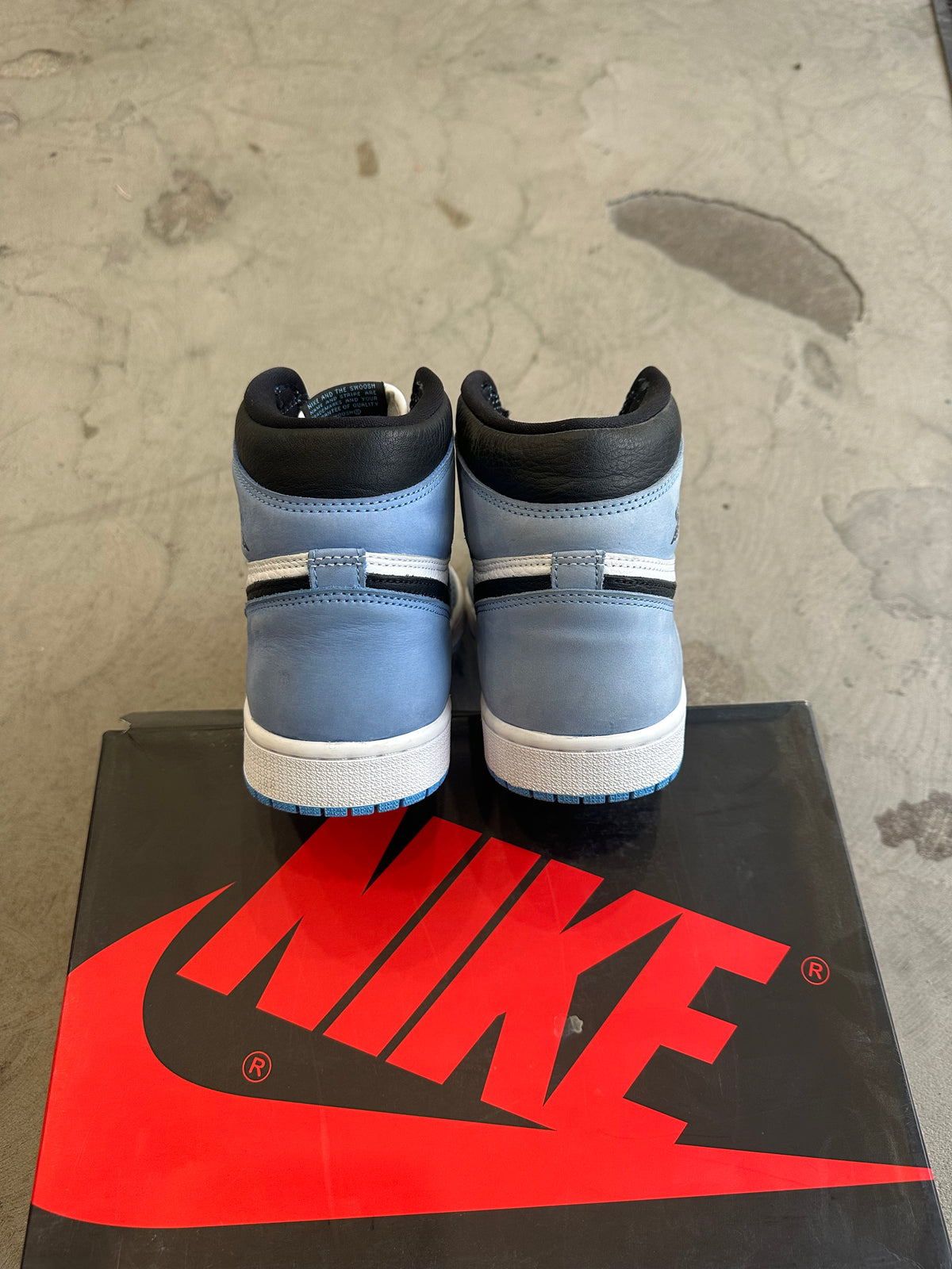Jordan 1 UNC Sz. 9.5