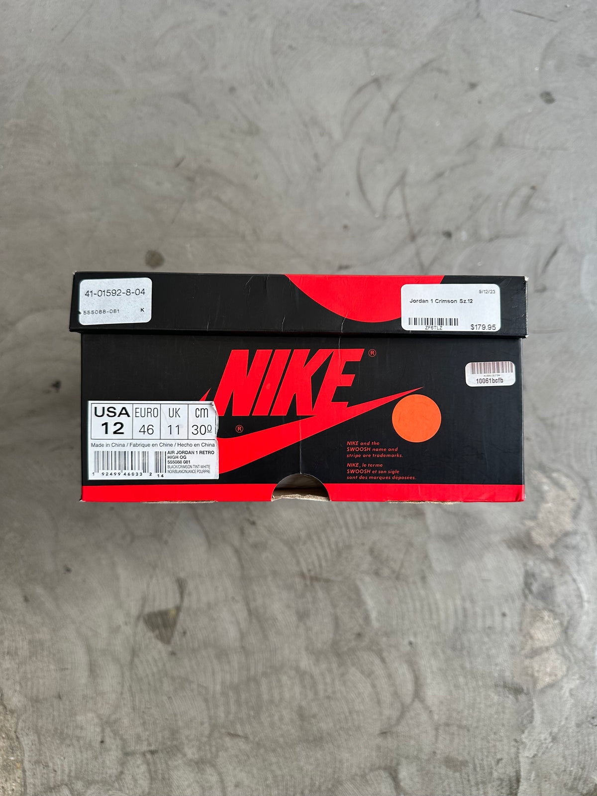 Jordan 1 Crimson Tint Sz. 12