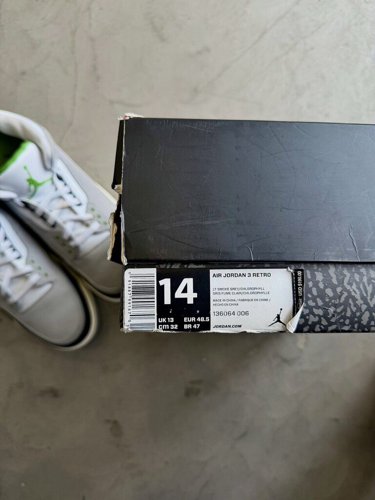 Jordan 3 Chlorophyll sz.14