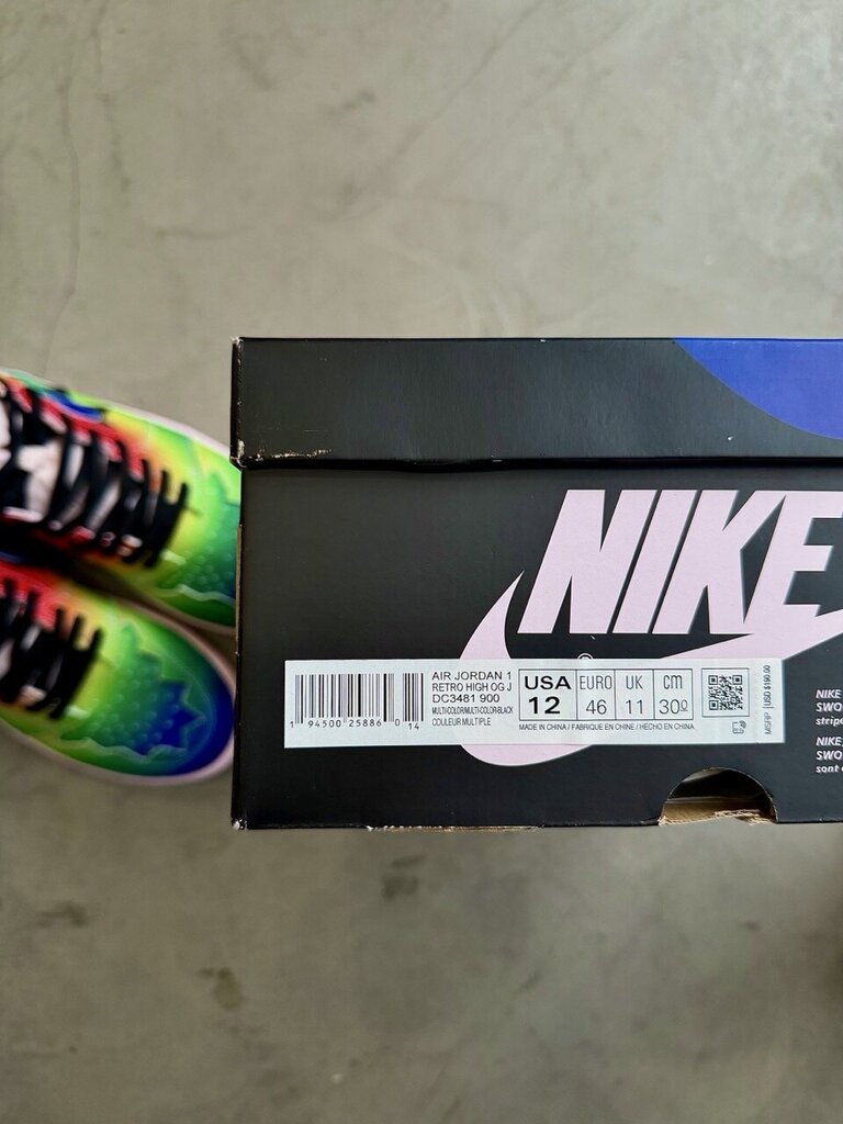 Jordan 1 High J Balvin Sz. 12