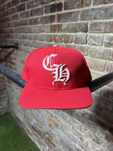 Chrome Hearts CH Baseball Hat Snapback Red