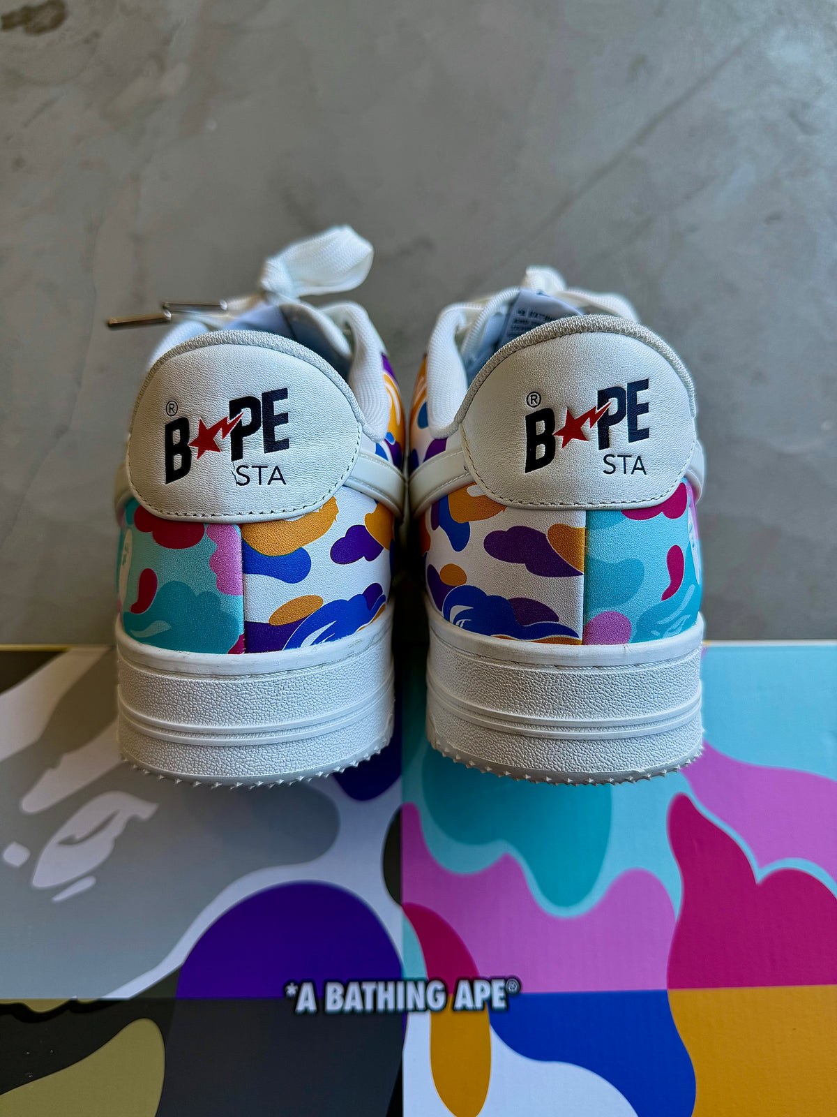 Bapesta Low Multi-Color Sz. 8.5