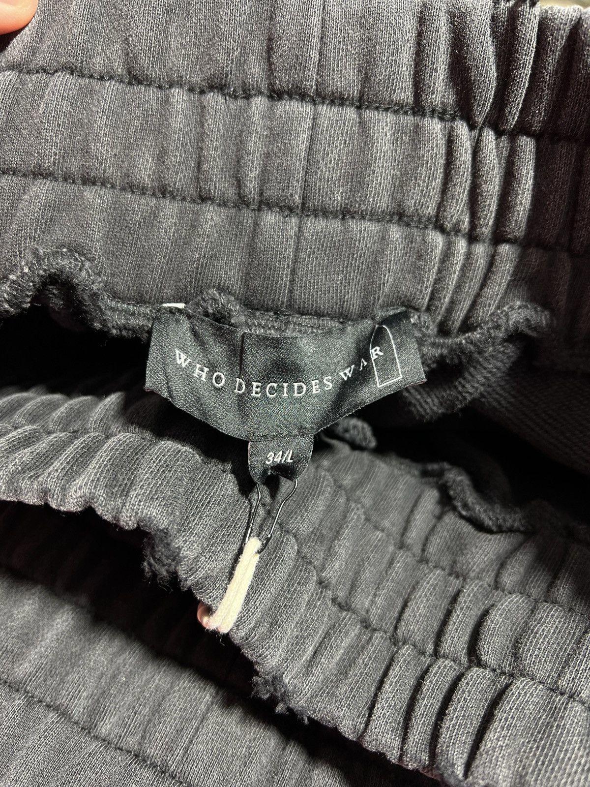 Who Decides War Faded Sweatpants Black Sz. (S-L)