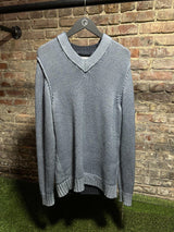 Stone Island Blue Pullover Knitted Sweater Sz. L
