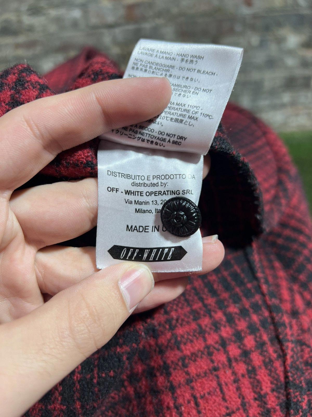 Off-White Flannel Sz. XL