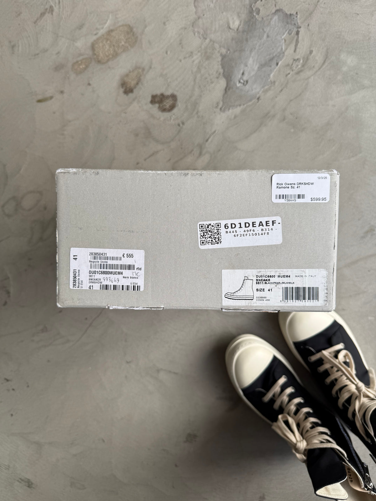 Rick Owens Drkshdw Ramone Sz. 41