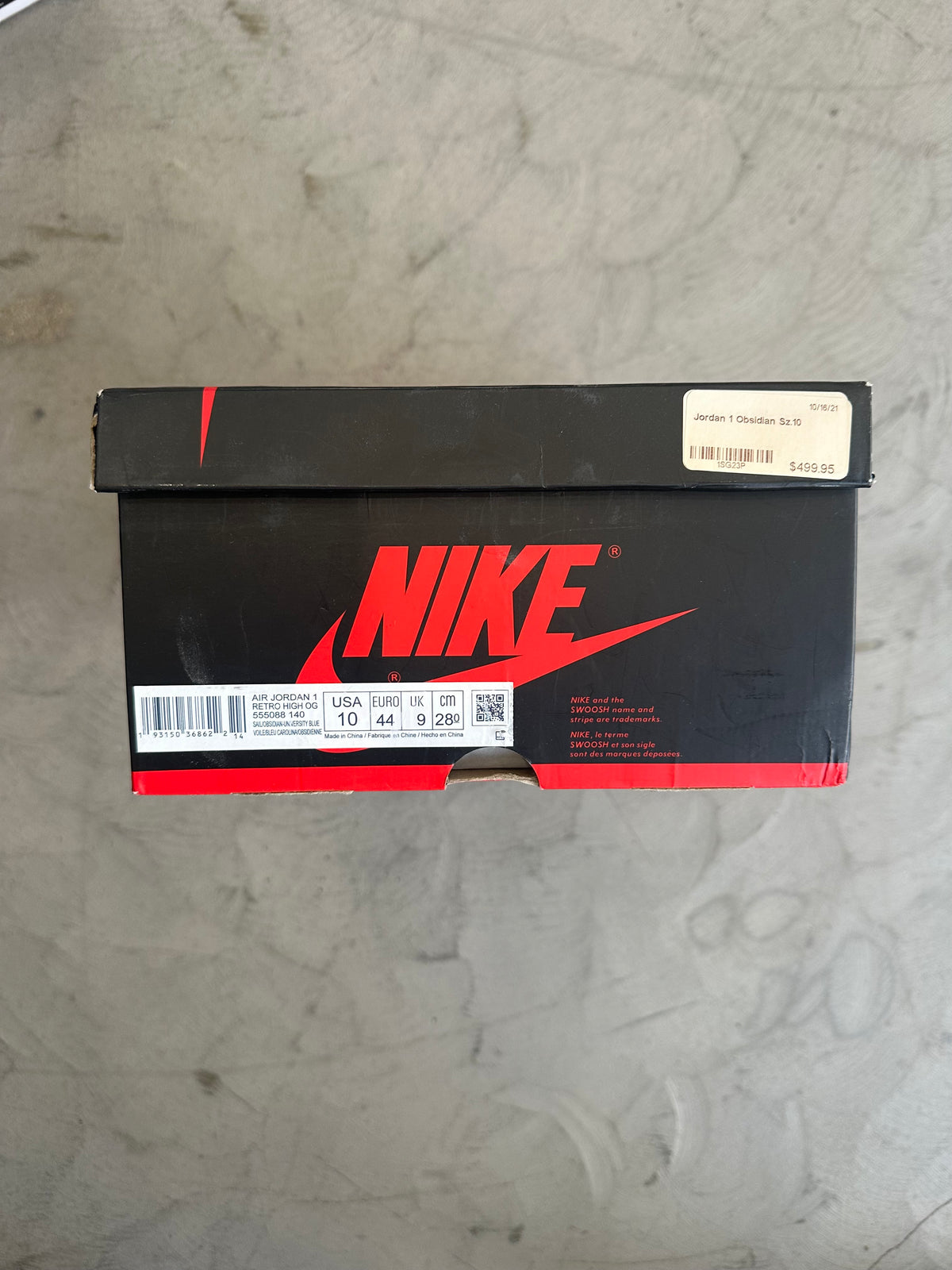 Jordan 1 Obsidian Sz. 10