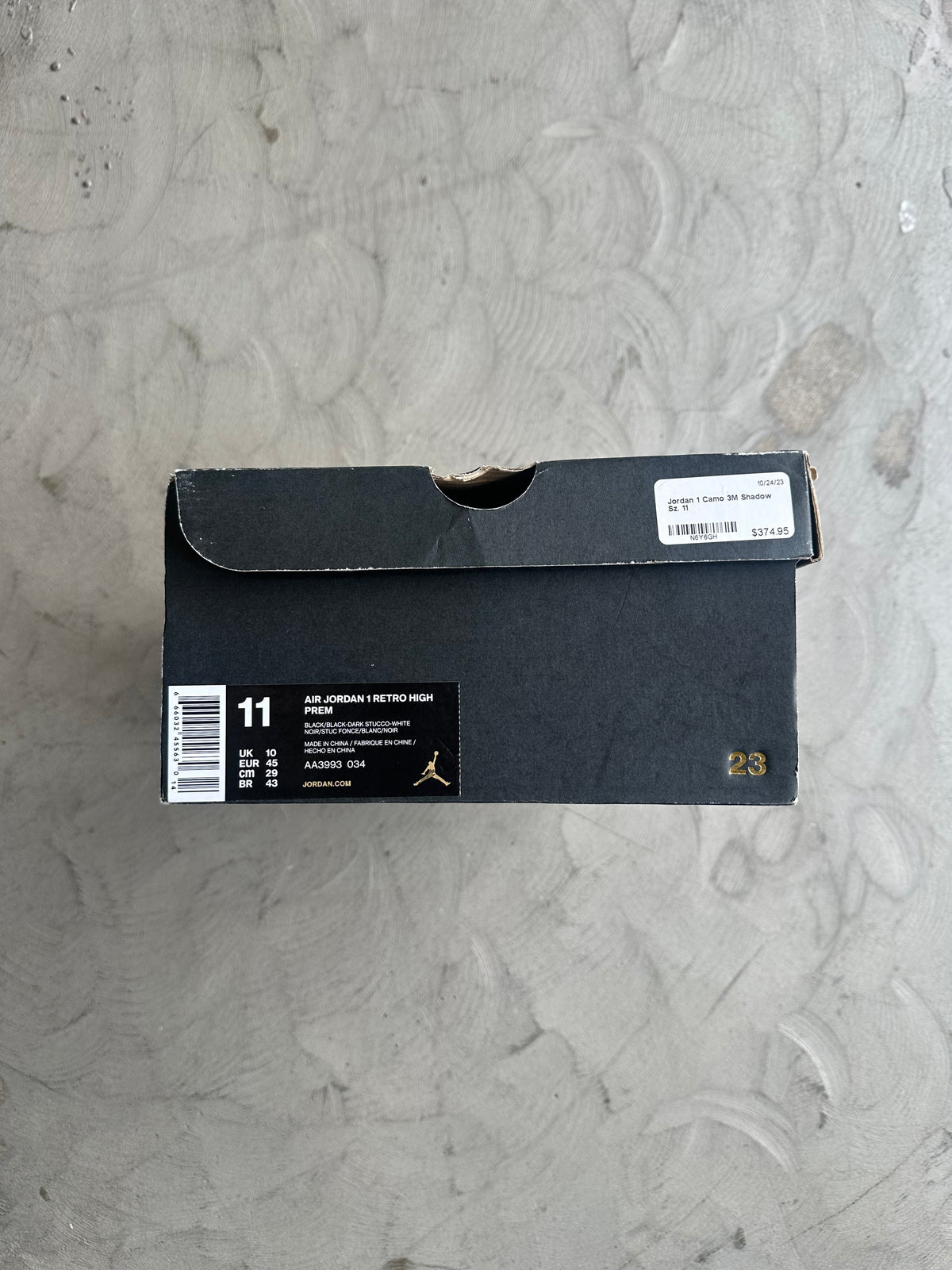 Jordan 1 Camo 3M Shadow Sz. 11