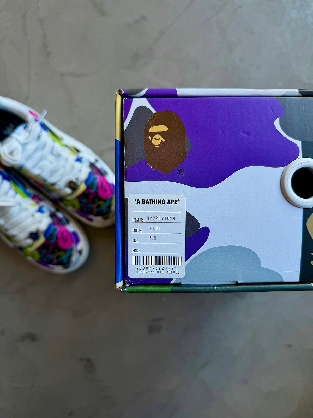 Bapesta Low Multi-Color Sz. 8.5