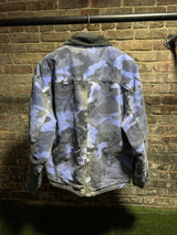 Stussy Blue Camo Workwear Jacket Sz. M