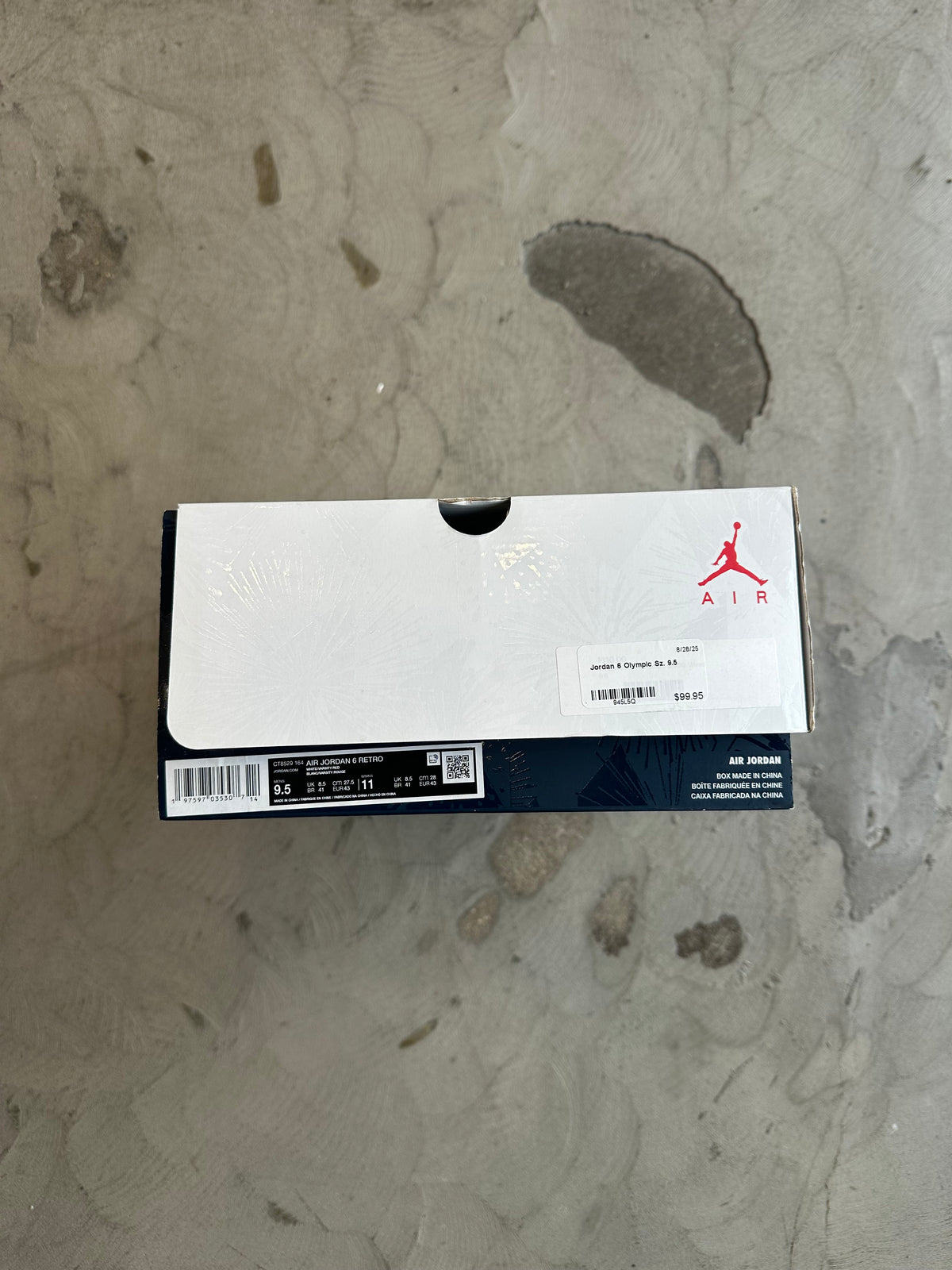 Jordan 6 Olympic Sz. 9.5