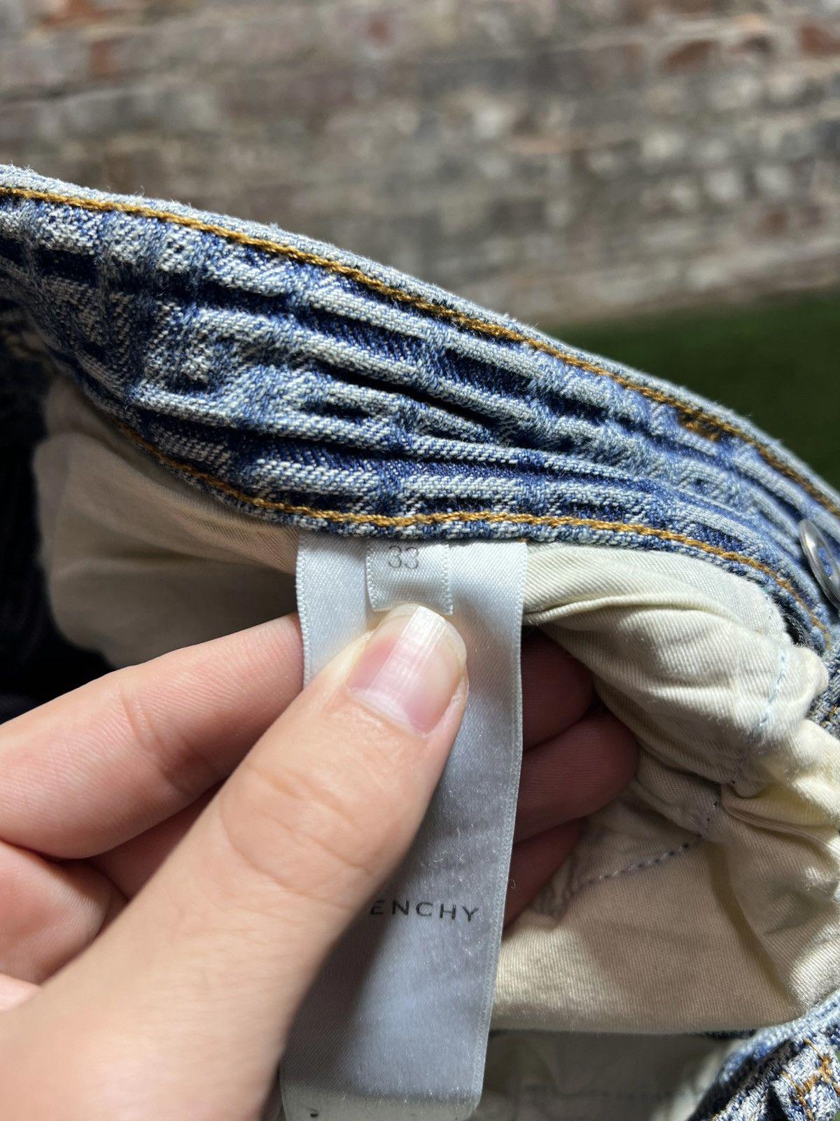 Givenchy 4G Jacquard Denim Jeans Sz. 33