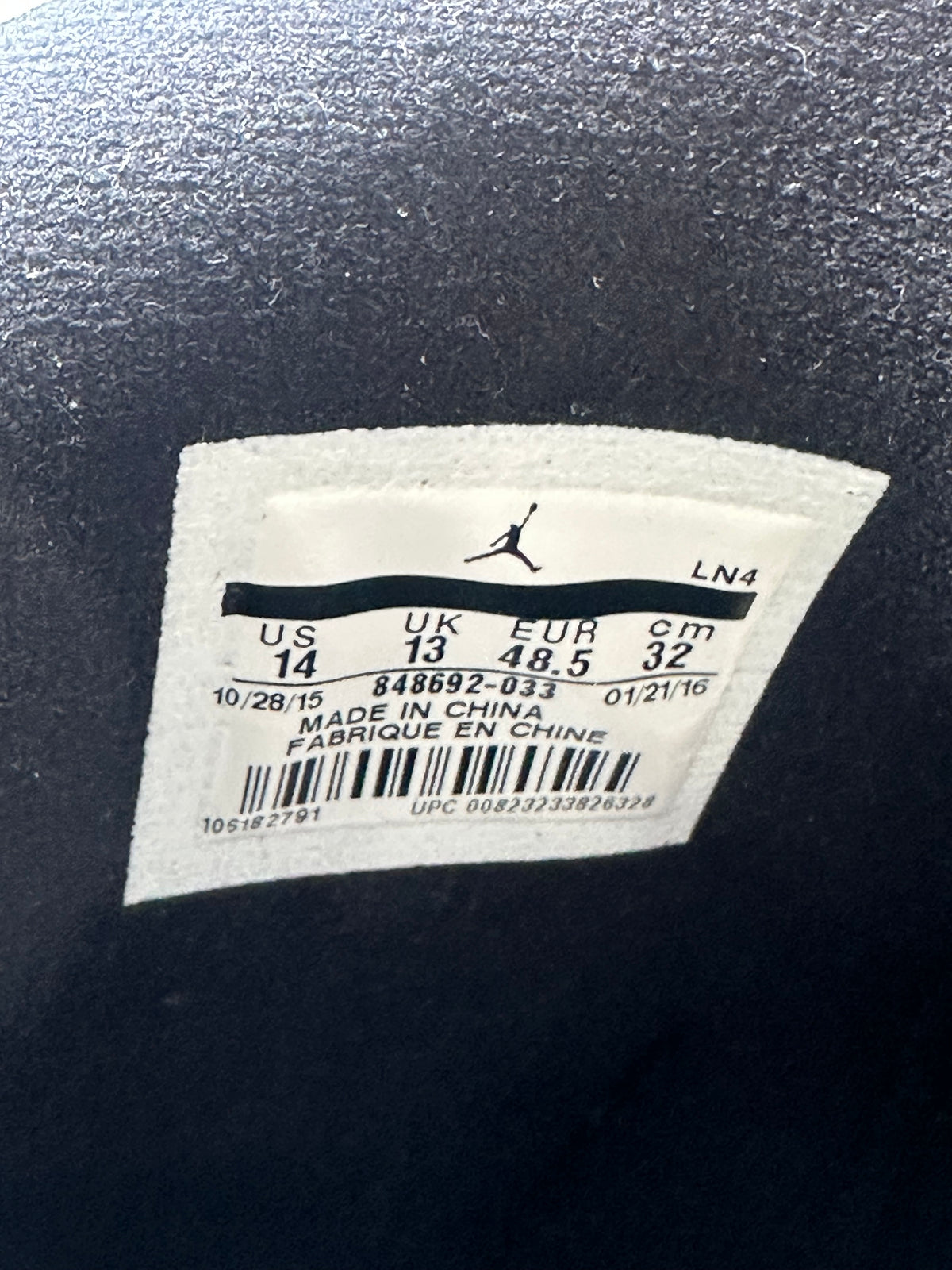 Jordan 12 Wings Sz.14