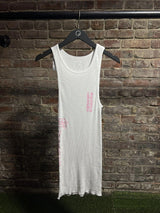 Chrome Hearts Tank Top White/Pink Sz. M