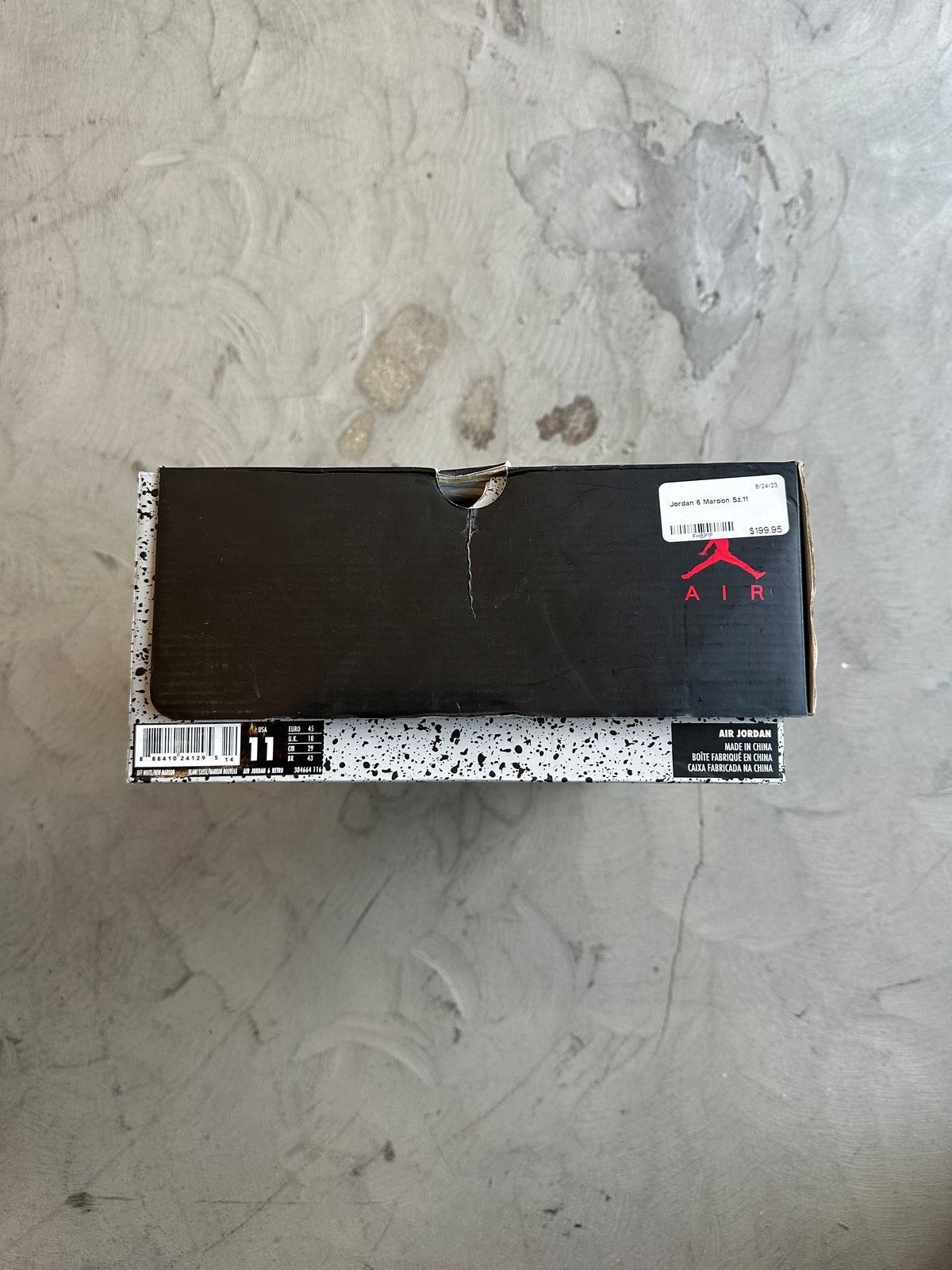 Jordan 6 Maroon Sz. 11