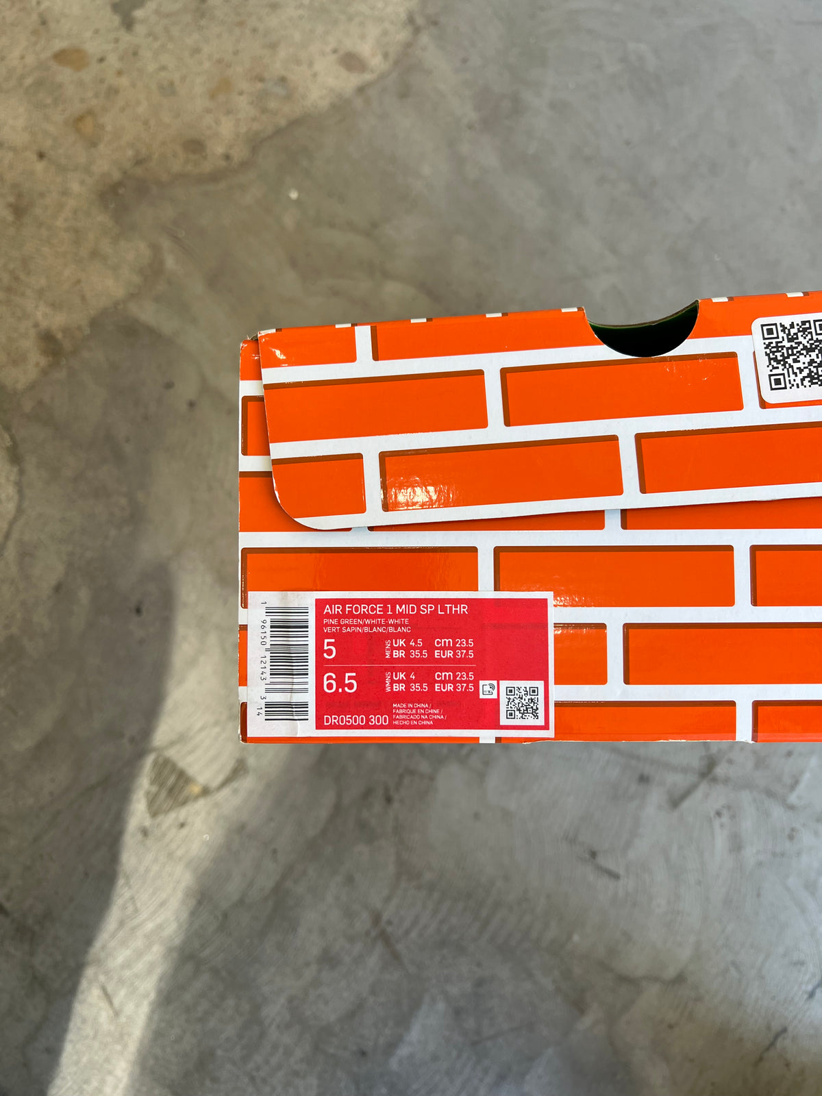 Off-White x Air Force 1 Mid Pine Green Sz. 8.5