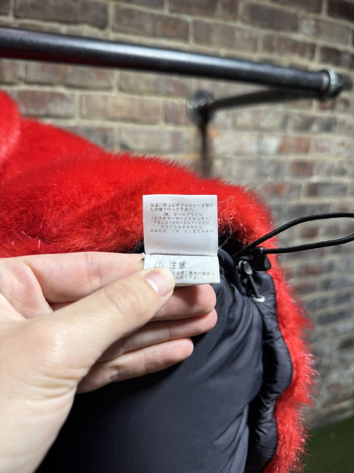 Supreme x TNF Red Mohair Puffer Jacket Sz. L