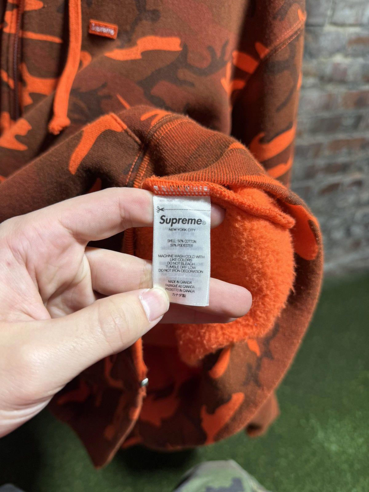 Supreme Orange Camo Zip-Up Sz. M