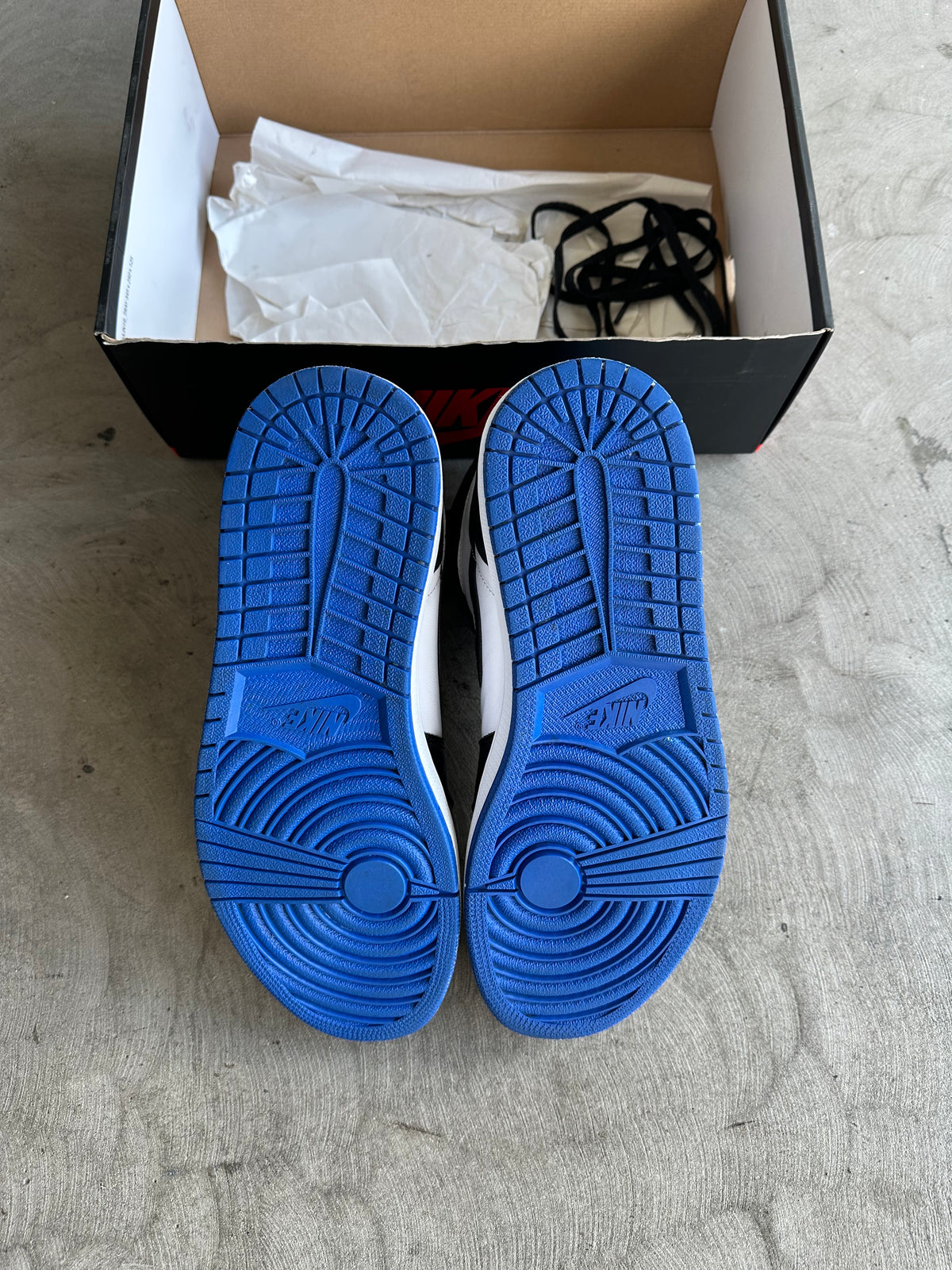 Jordan 1 Royal Toe Sz. 13