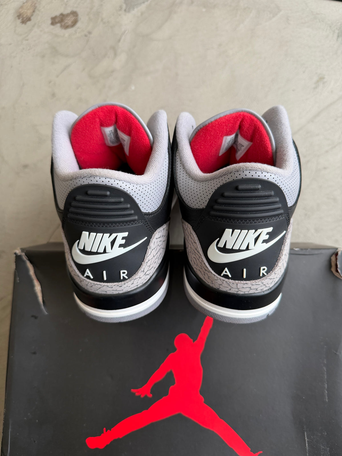Jordan 3 Black Cement Sz. 14