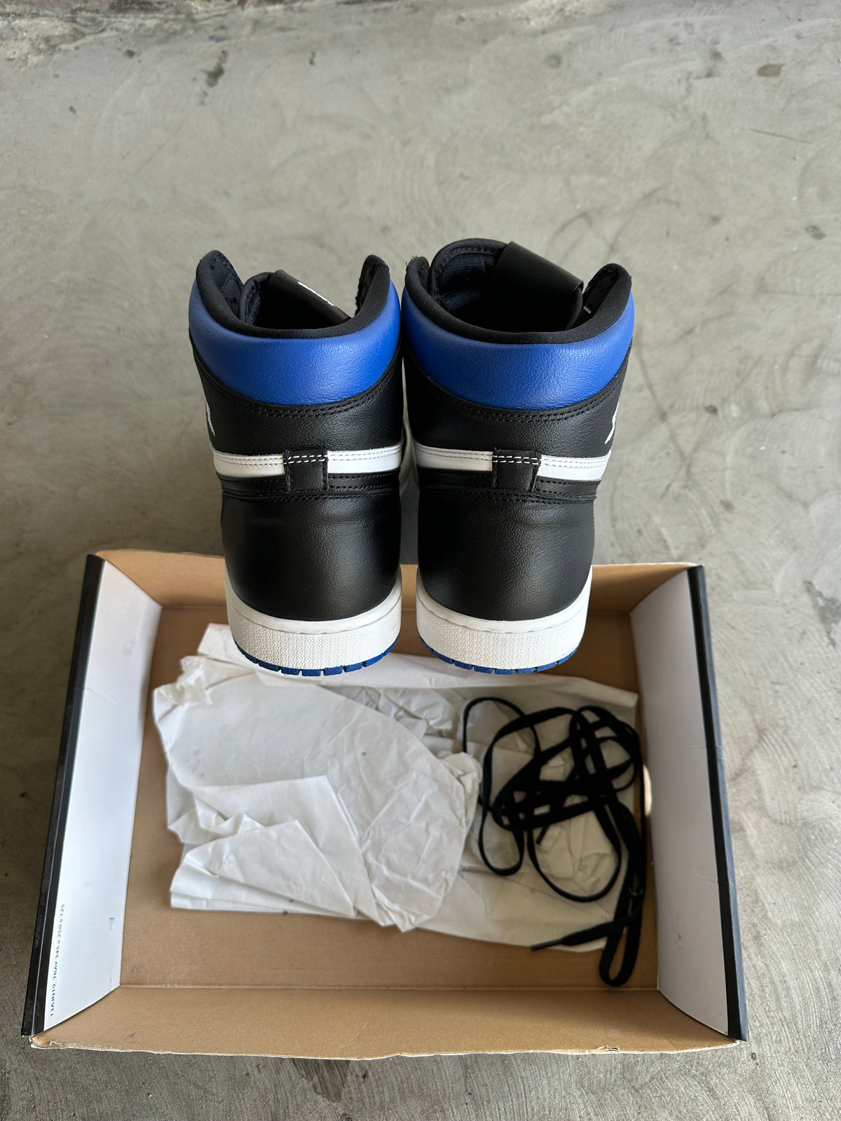 Jordan 1 Royal Toe Sz. 13