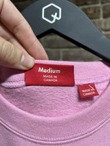 Supreme Pink Mini Box Logo Crewneck Sz. M