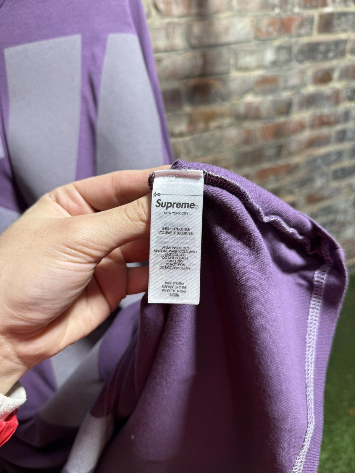 Supreme Reflective Logo L/S Sz. L