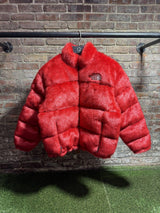 Supreme x TNF Red Mohair Puffer Jacket Sz. L