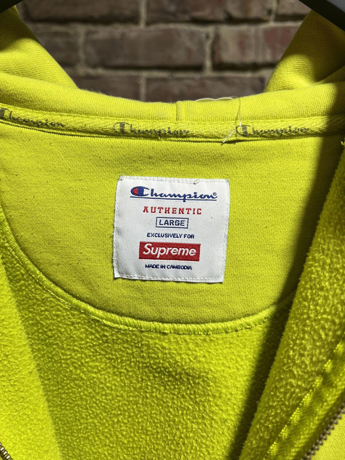 Supreme x Champion Hood Logo Neon Zip-Up Sz. XL