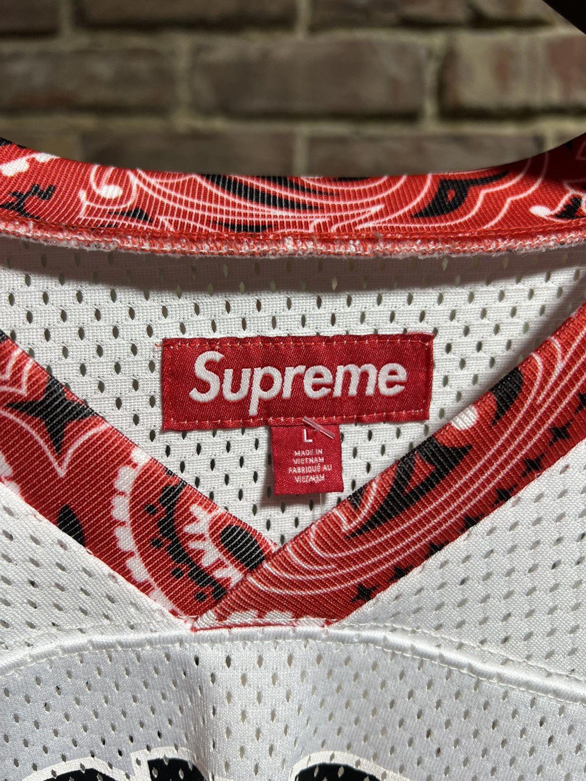 Supreme Bandana Football Jersey Sz. L
