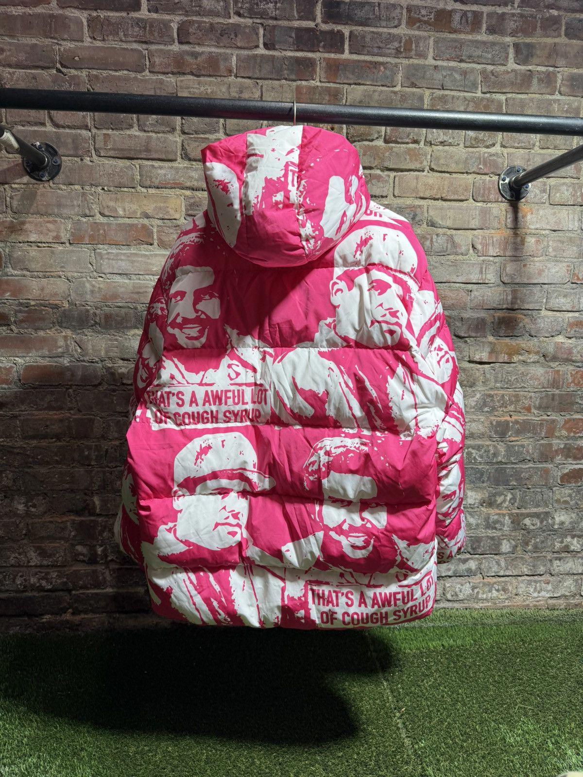 Thats A Awful Lot Of Cough Syrup Puffer Jacket Sz. XL