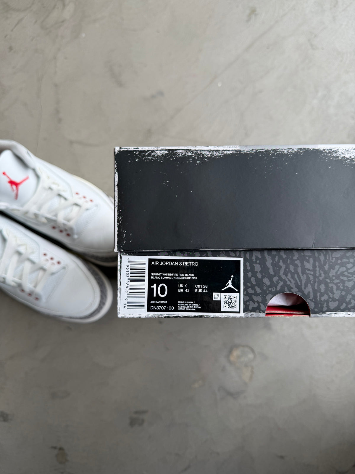 Jordan 3 White Cement Reimagined Sz. 10