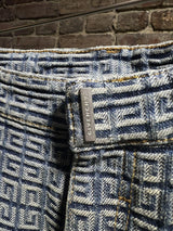 Givenchy 4G Jacquard Denim Jeans Sz. 33