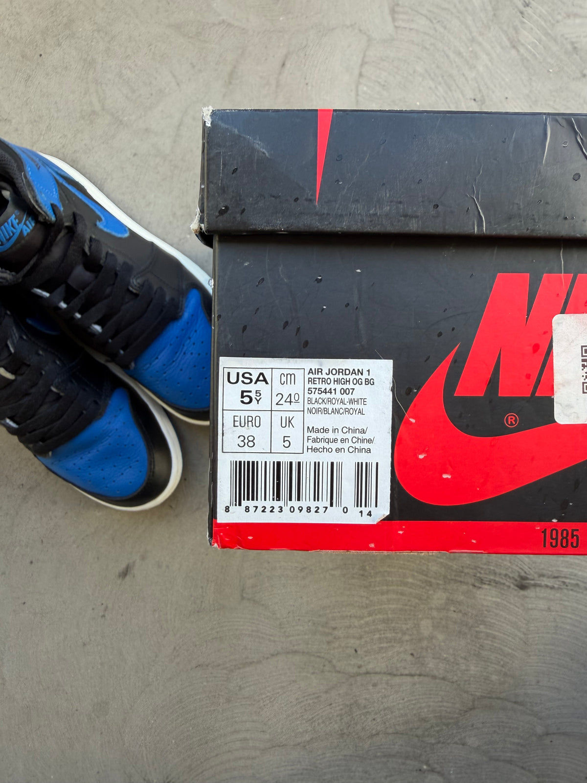 Jordan 1 Royal Sz. 5.5y