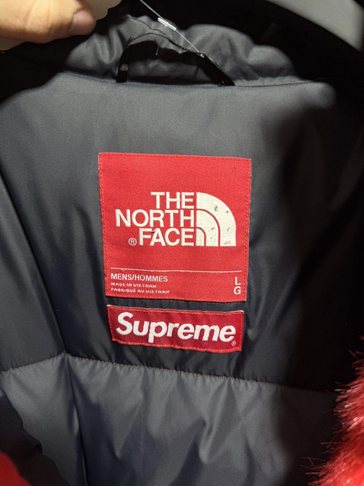 Supreme x TNF Red Mohair Puffer Jacket Sz. L