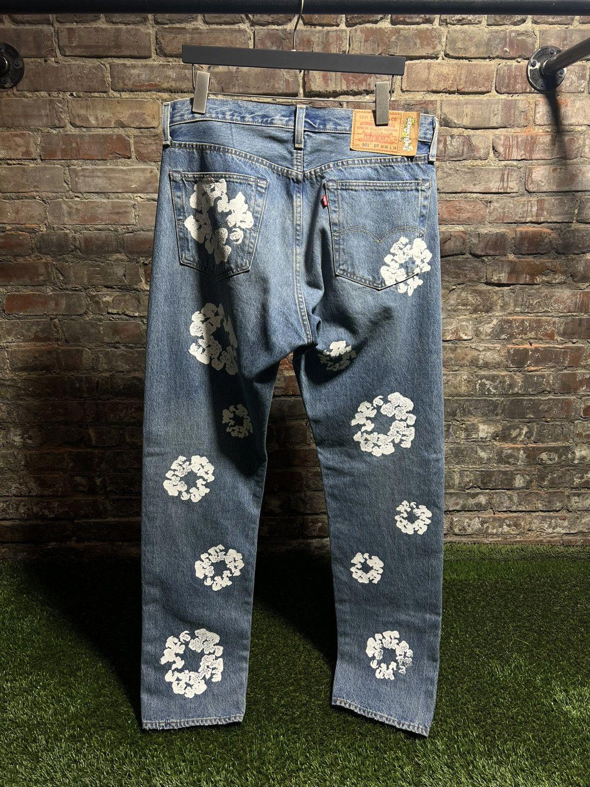 Denim Tears Levi 501 Jeans Light Wash Sz. 36